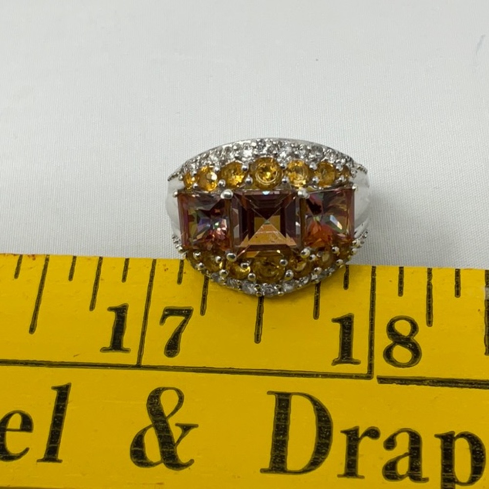 Amazing, Sparkly Solid Sterling Silver And Gemsto… - image 4